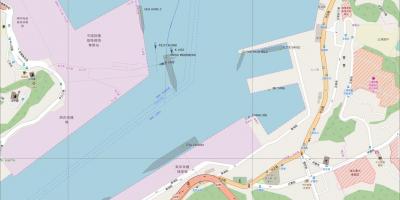 Mapa de keelung porto