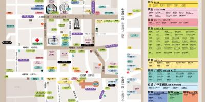 Ximending zona comercial mapa