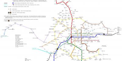 Mapa de Taipei hsr estación