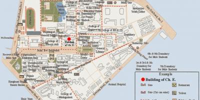 Universidade nacional de taiwán campus mapa