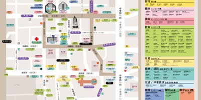 Ximending zona comercial mapa